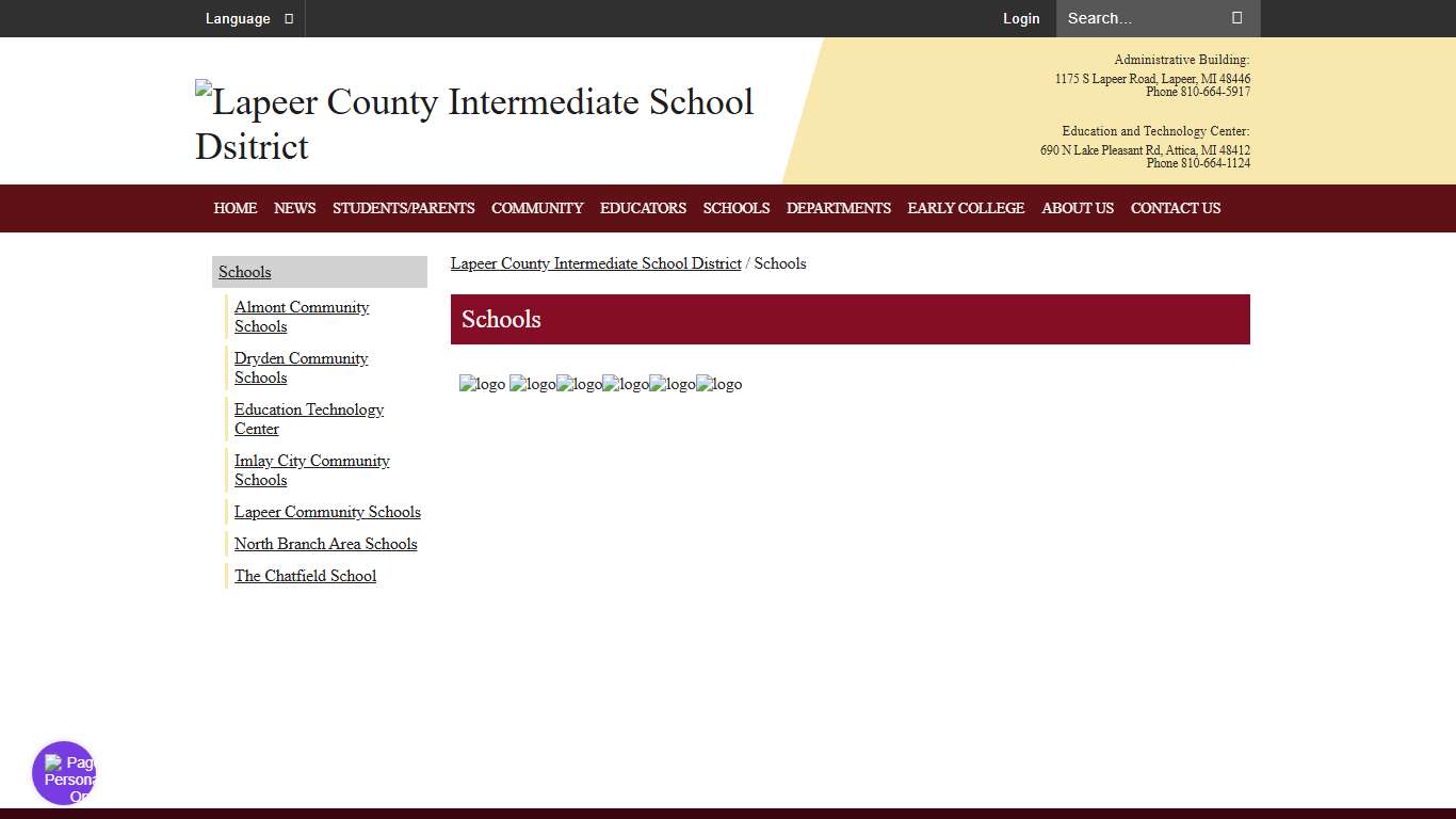 Schools - Lapeer County Intermediate School District